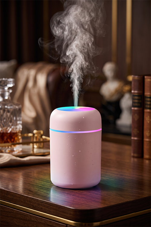 DENX® Multi-Color Cup-Shaped Air Humidifier & Fragrance Diffuser for Car and Home