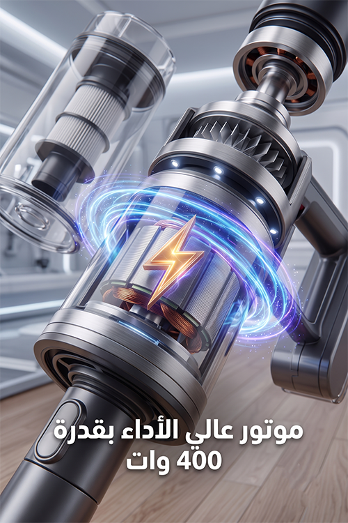 رأس مكنسة دينكس DX2902 يلتفقط الشعر والأتربة بقوة شفط 14KPA