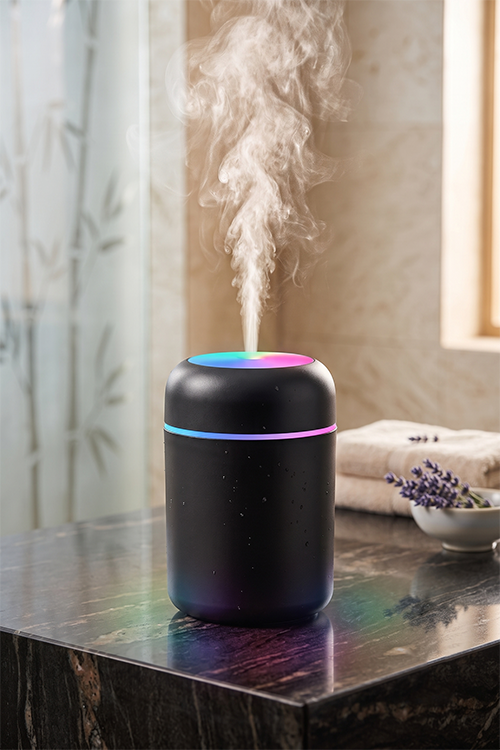 DENX® Multi-Color Cup-Shaped Air Humidifier & Fragrance Diffuser for Car and Home