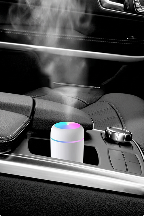 DENX® Multi-Color Cup-Shaped Air Humidifier & Fragrance Diffuser for Car and Home